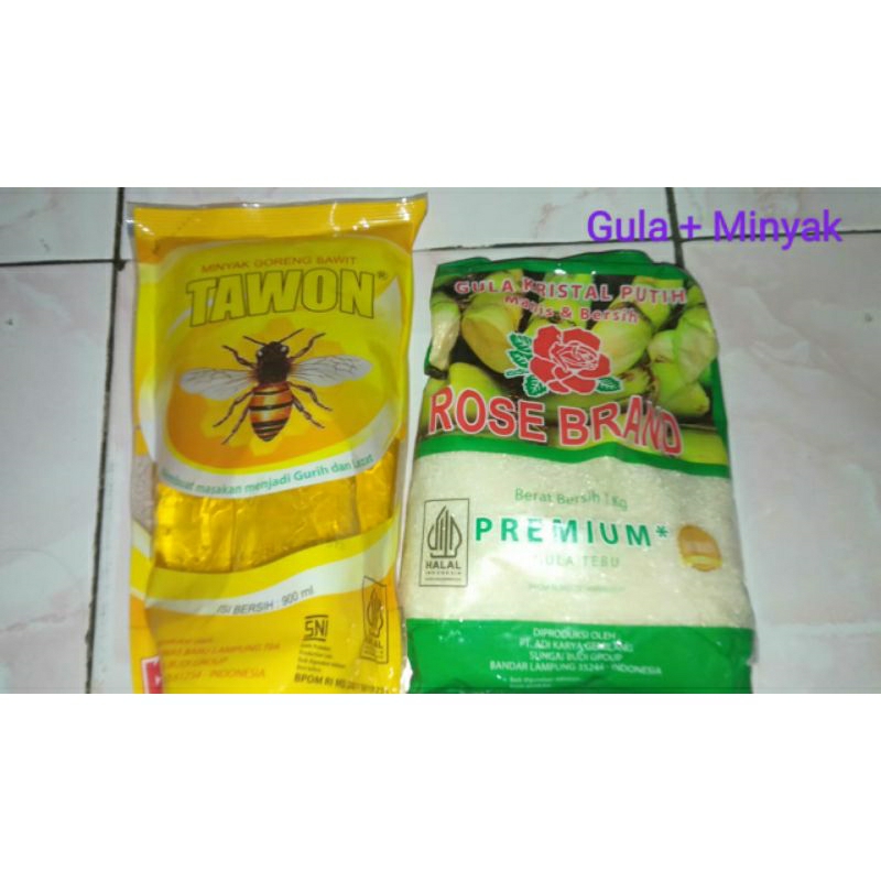 

paket hemat gula + minyak