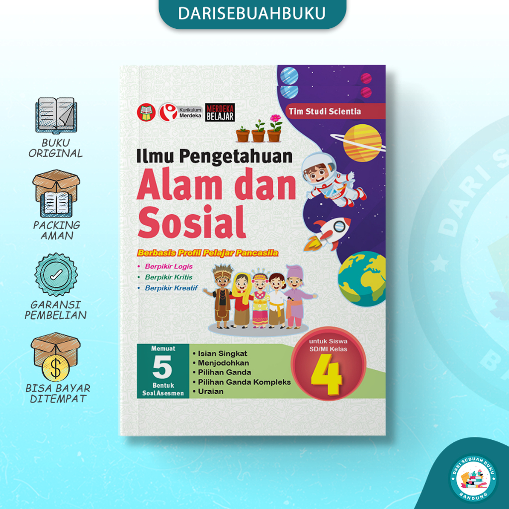 Buku ILMU PENGETAHUAN ALAM & SOSIAL (IPAS) SD Kelas 4 - Kurikulum MERDEKA - Buku Pelajaran SD/MI