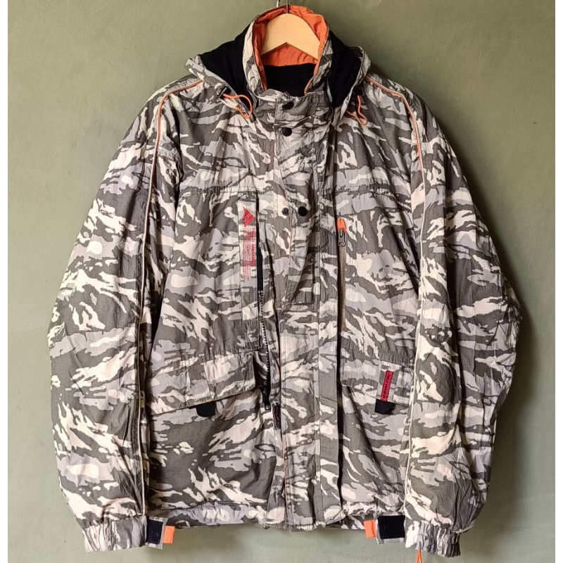 JAKET GORPCORE CAMO MULTI POCKET OUTDOOR FIELD MEMBER