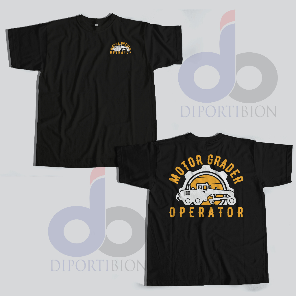 Kaos Operator Grader / Motor Grader Operator Kaos Lengan Pendek