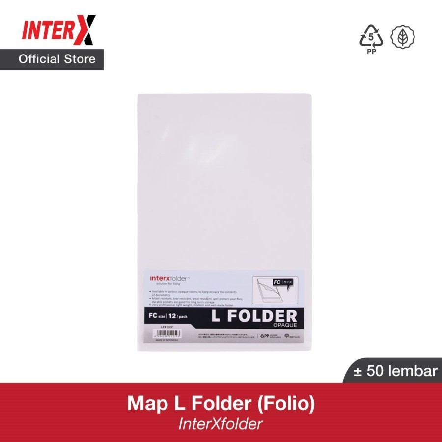

INTERX Map L Bening F4/Folio Inter X (isi 12) - Bening