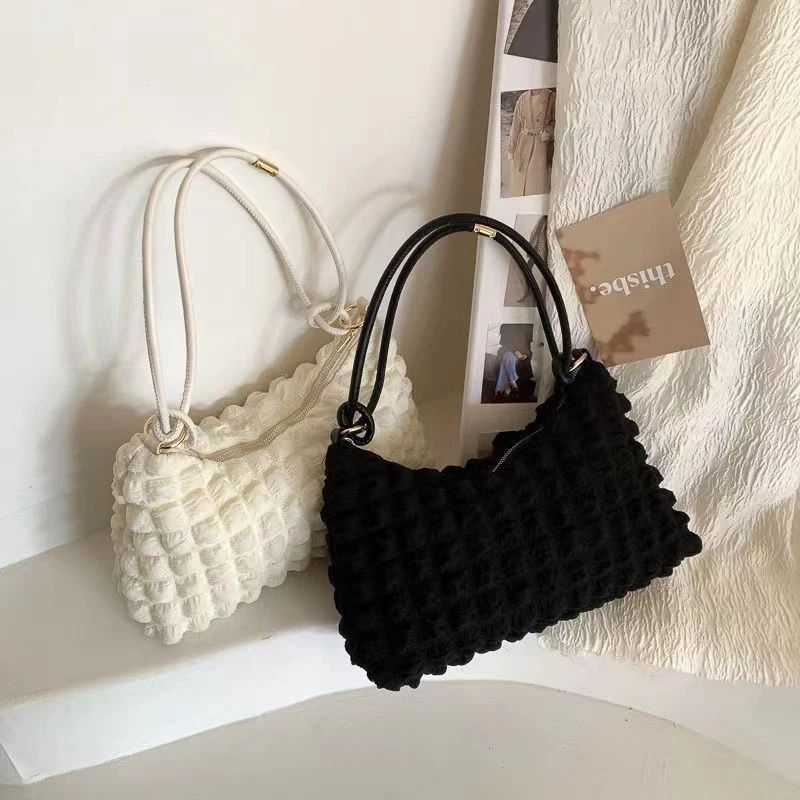 tas bahu wanita flower pillow