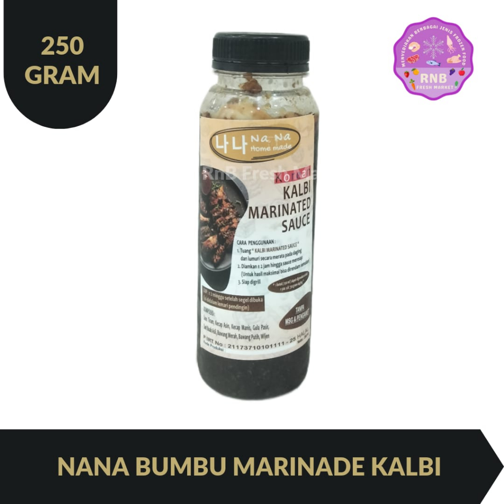 

Nana Bumbu Marinade Kalbi 250 Gram