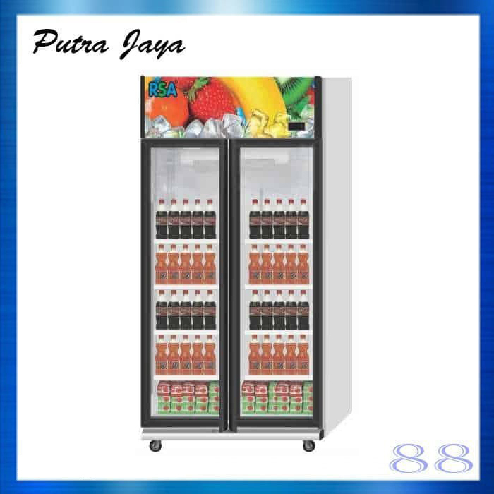 RSA Showcase Display Cooler 2 Pintu Jade 800L