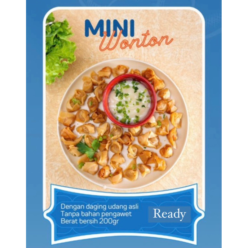 

Sabento Mini Wonton Ala2 XXI (Isi Super Banyak) + Tinggal Digoreng