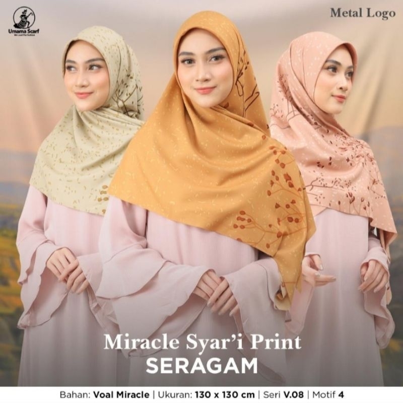 SEGI EMPAT VOAL SYARI MOTIF 130X130