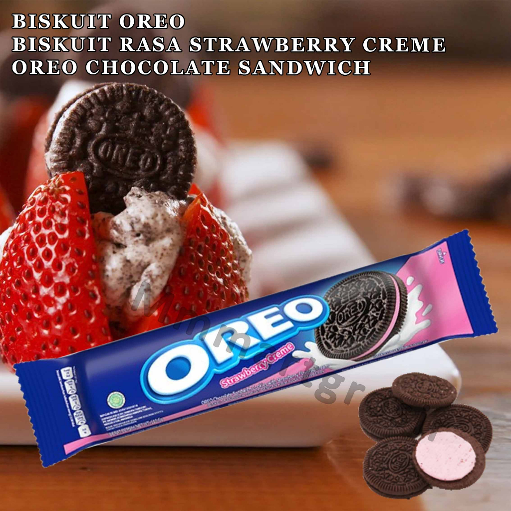 

OREO STRAWBERRY CREME 119.6g / BISKUIT