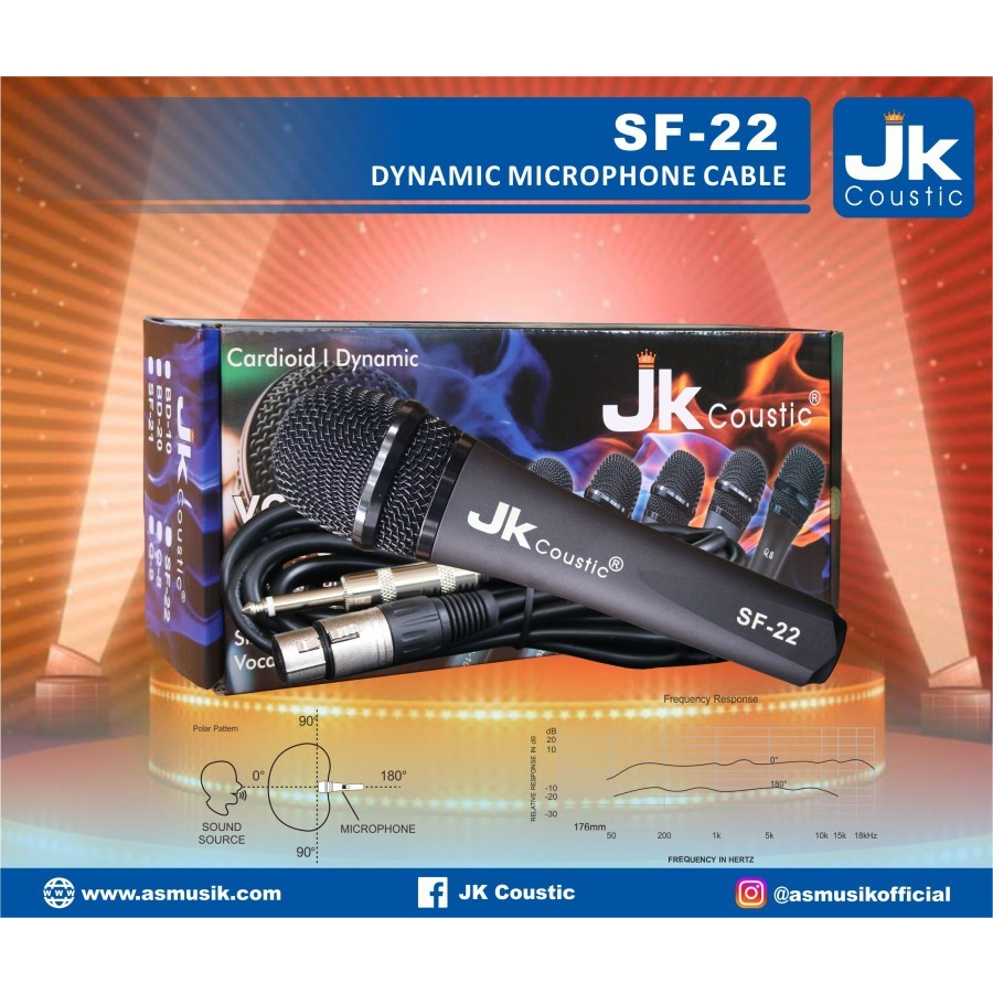 Mic Kabel JK Coustic SF 22