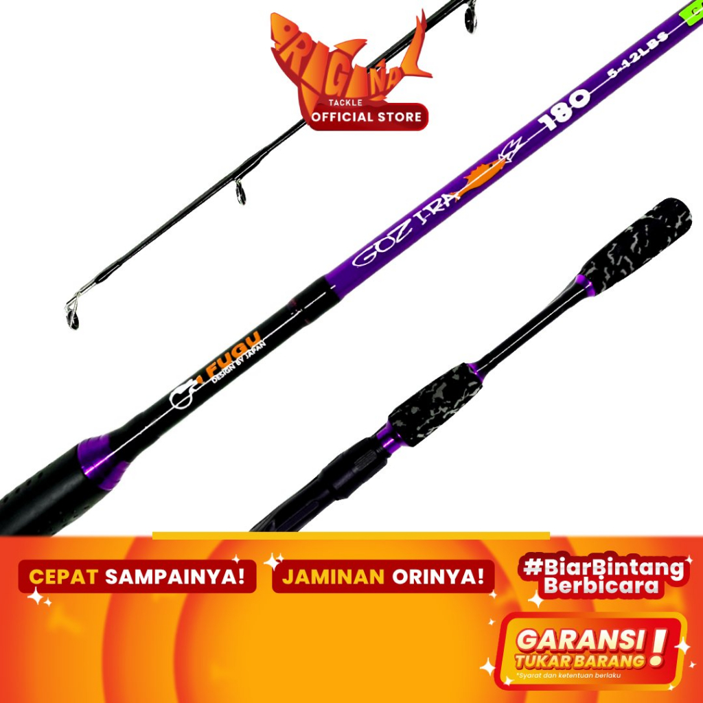 Joran Spinning Fugu Gozira Carbon Solid JS 120 135 150 165 180 cm