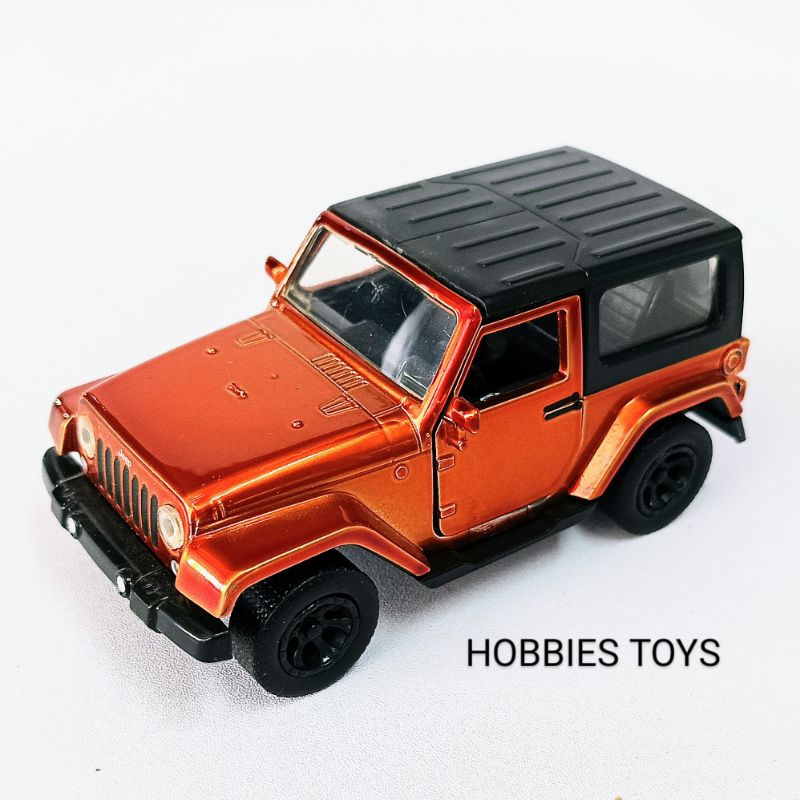 Diecast Jada Jeep Wrangler Hardtop skala 1/32 (Error Box)