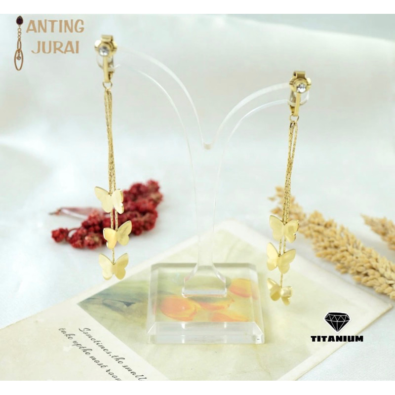 anting titanium panjang