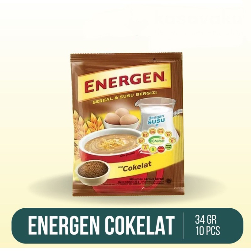 

PROMO ENERGEN Susu sereal rasa coklat sachet (1 renceng isi 10 sachet)