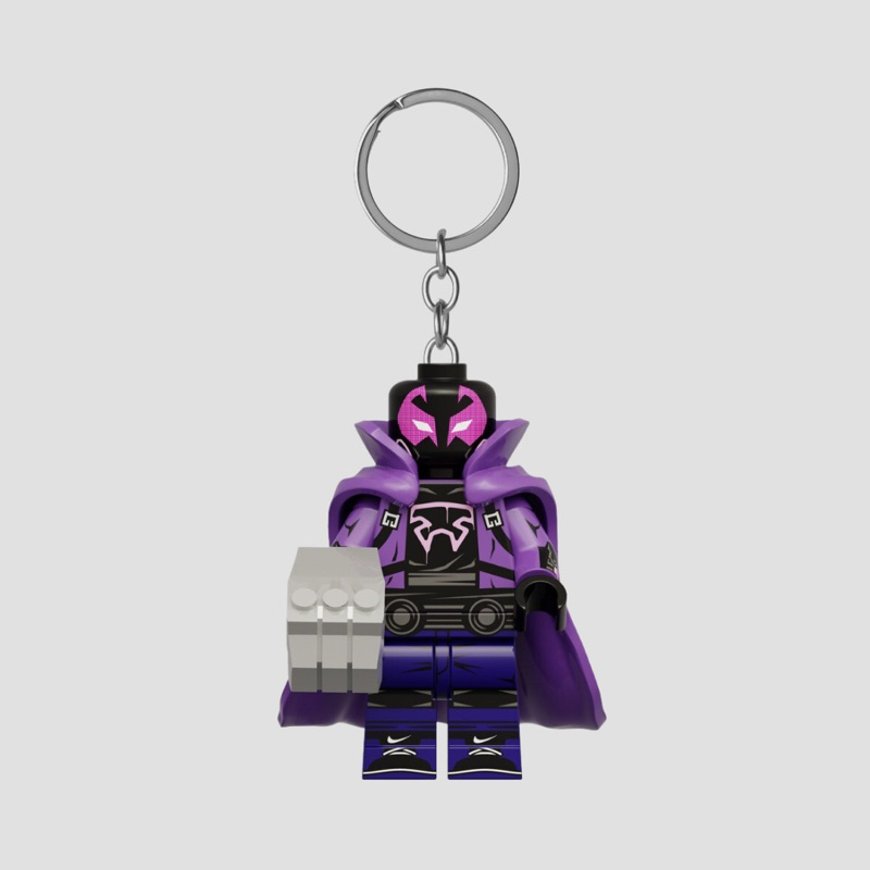 Dhis Project Gantungan Kunci LEGO Minifigure Prowler Spiderman Across The Spider Verse