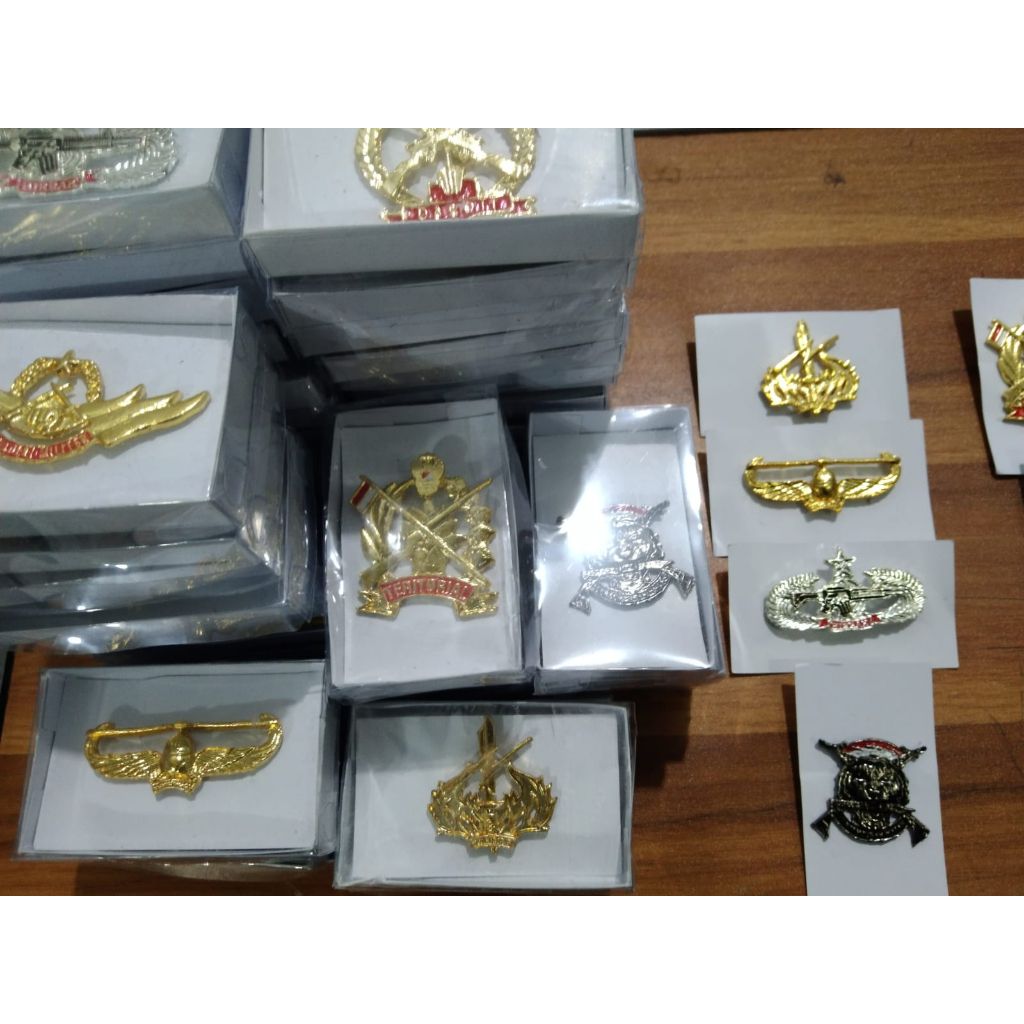 Wing PDH TNI / Brevet PDH TNI /Brevet PH / Brevet BDM / Brevet Hirbak / Wing MOBUD /Wing RAIDER/ Win