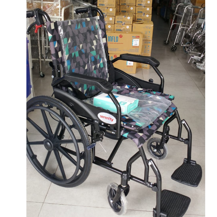 Kursi Roda Travelling / Kursi Roda Lipat SR 862 - Serenity (Free Bantal Decubitus)