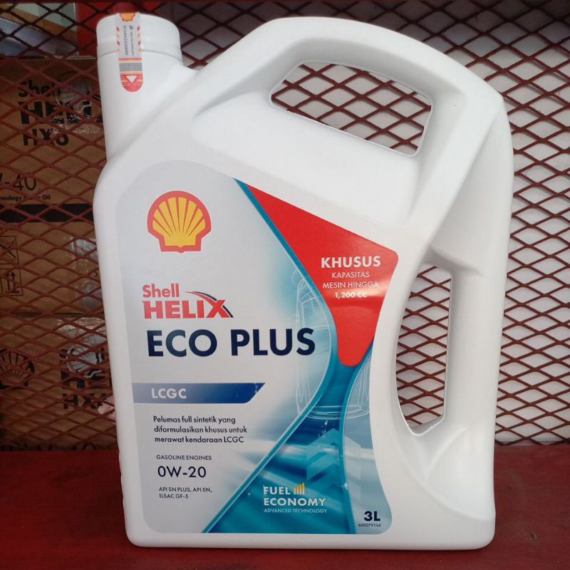 Shell Helix Eco Plus 0W-20 3L