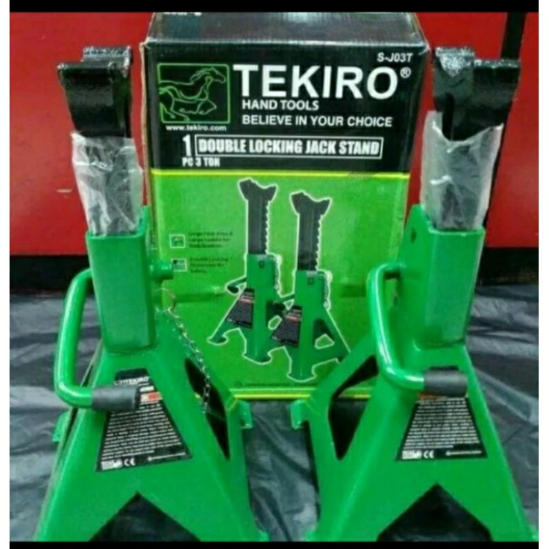 Jack stand tekiro 3 ton -tahanan dongkrak