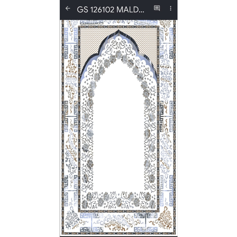 granit 120x60  - motif sajadah - granit kaligrafi mesjid - sunpower gs126102