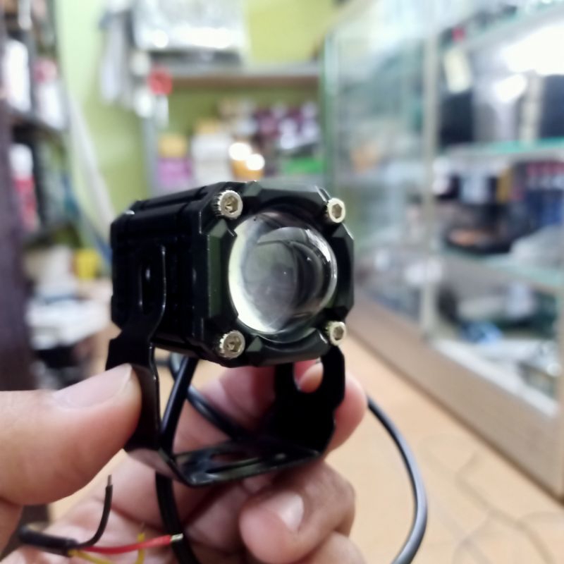 MURAH... LAMPU TEMBAK D2 LASER 2 MATA 2 WARNA 20 W