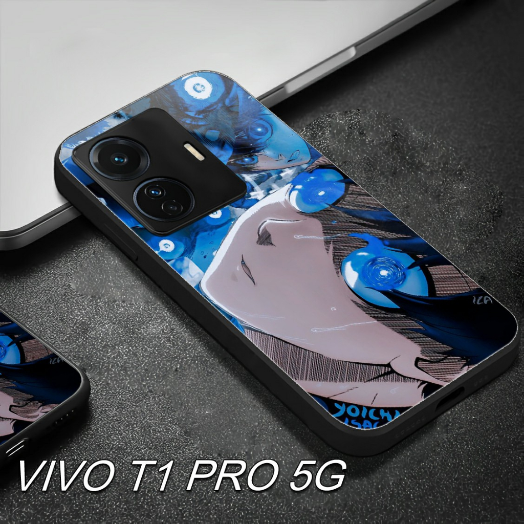 SoftCase Glass Kaca  VIVO T1 PRO 5G SoftCase Glass Casing HP VIVO T1 PRO 5G (H1303)