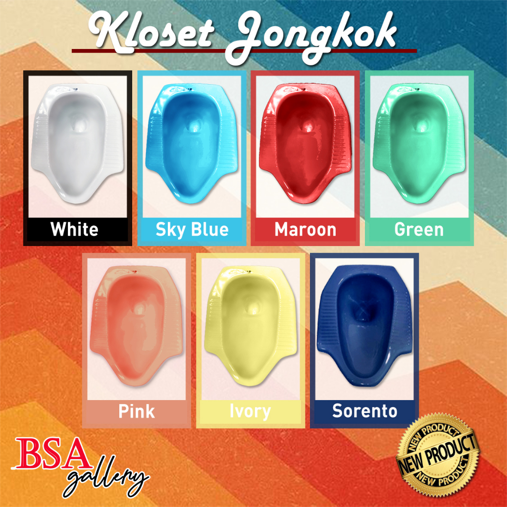 KLOSET JONGKOK MODEL TOTO /KLOSET JONGKOK MURAH /KLOSET WARNA