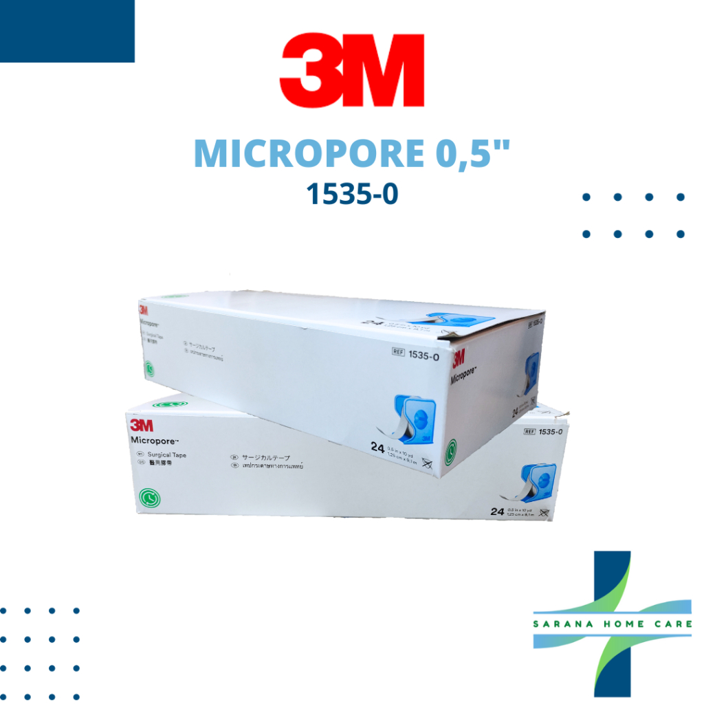 3M Micropore Tape/lem perban/lem 3m/alat kesehatan 3m/3m Medical/perban