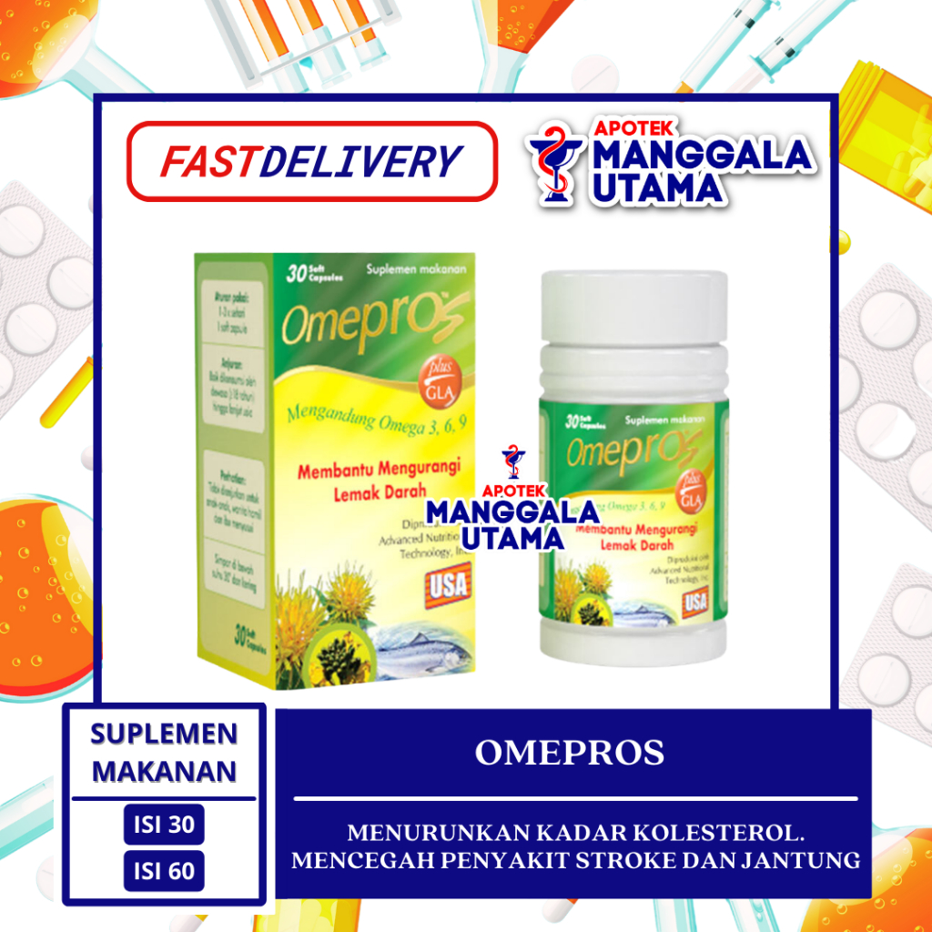 OMEPROS PENURUN KOLESTEROL KAPSUL