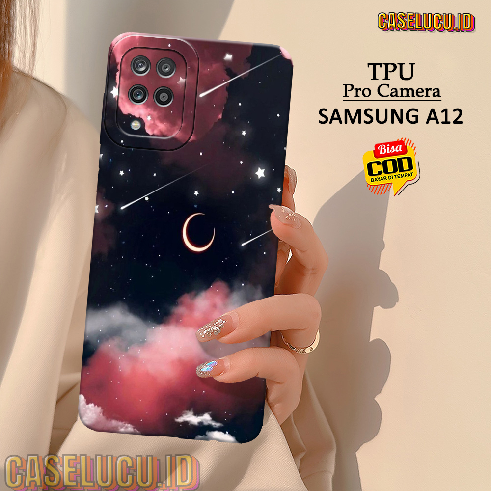 Casing Hp Samsung A12 Terbaru - Fashion Case Langit - Case Samsung A12 - Soft Case Hp Samsung A12 - 