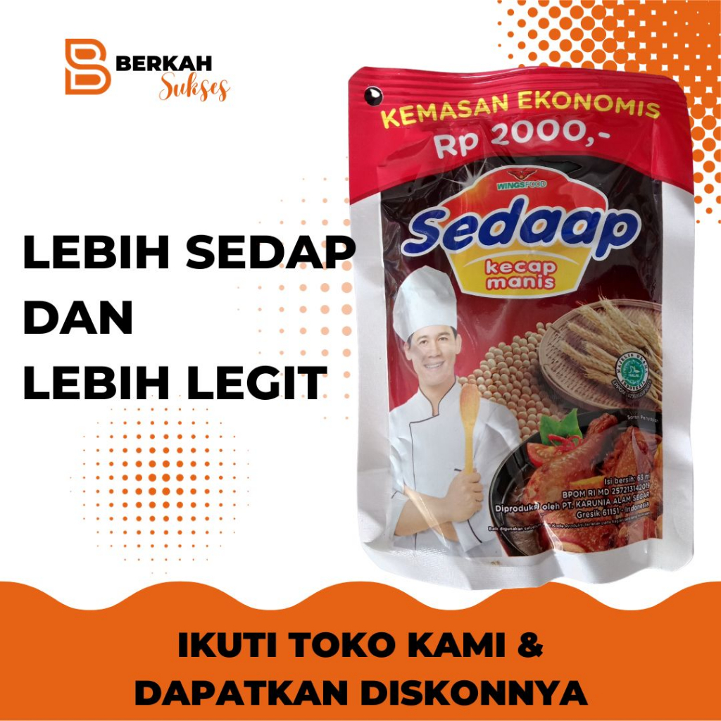 

Kecap Manis Sedaap 63ml