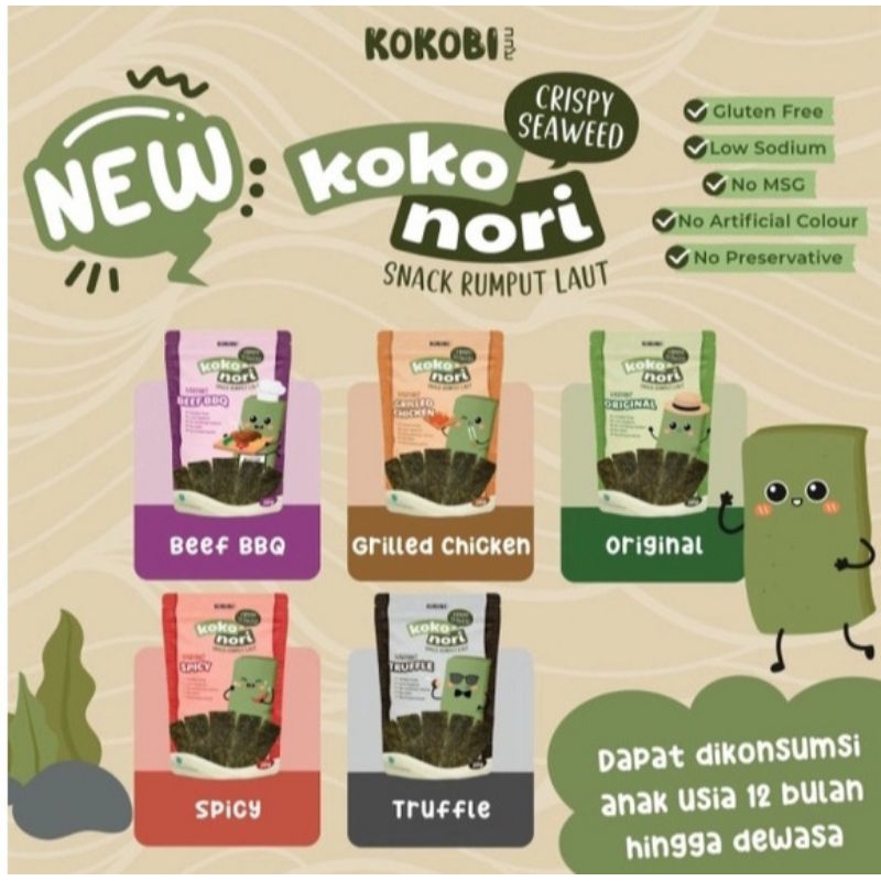 

Kokobi Koko Nori Crispy Seaweed