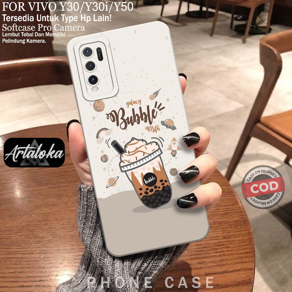 Case Hp Vivo Y30/ Y30i/ Y50 Terbaru Softcase Pro Camera Silikon Tpu Softcase Vivo Y30/ Y30i/ Y50 Fas