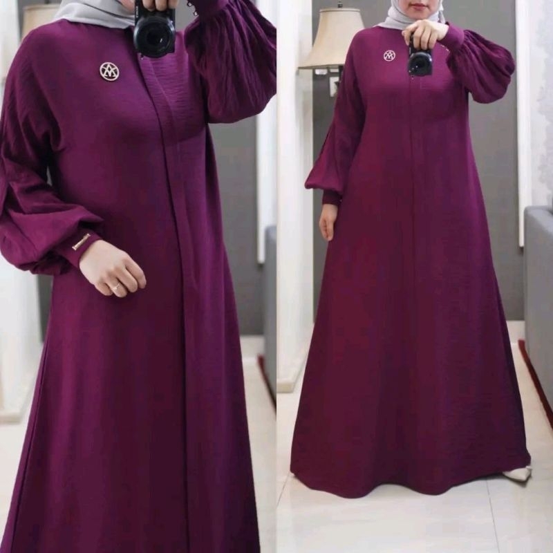 TARA DRESS BY AMORI KUALITAS BUTIK ORIGINAL