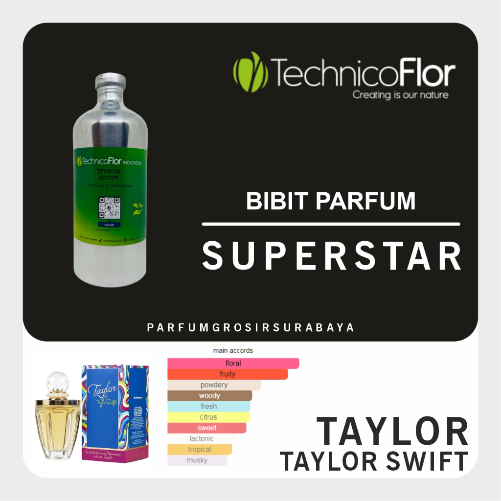 Bibit Parfum - SUPERSTAR | Taylor Swift | TFI TFF | 1Kg Segel