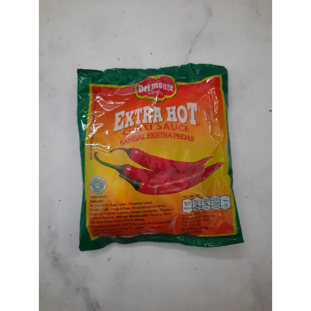 

sambal del monte sachet 8gr isi 24 sachet