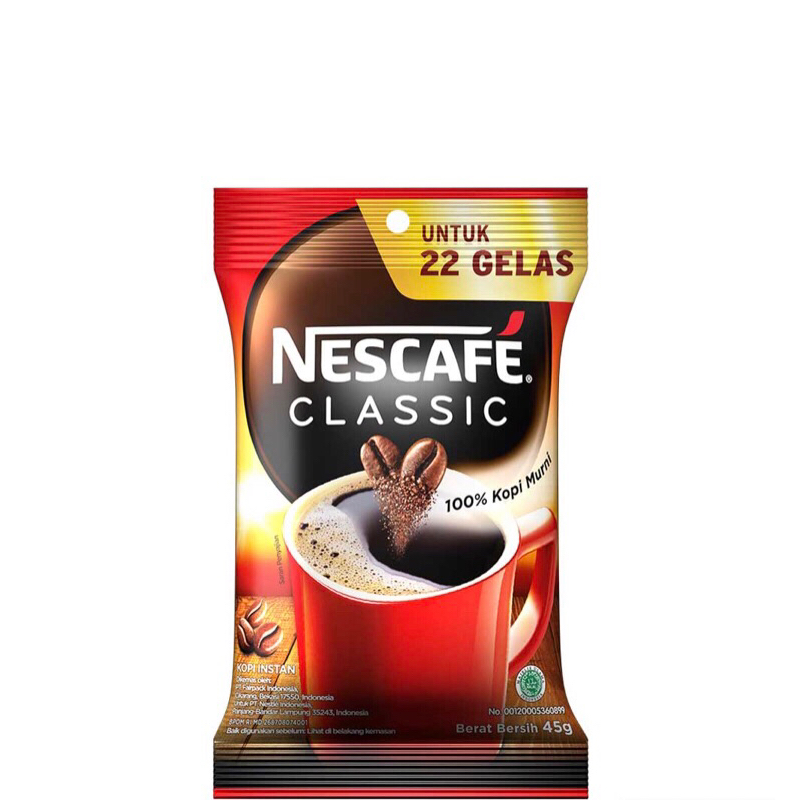 

Kopi Nescafe classic 45g