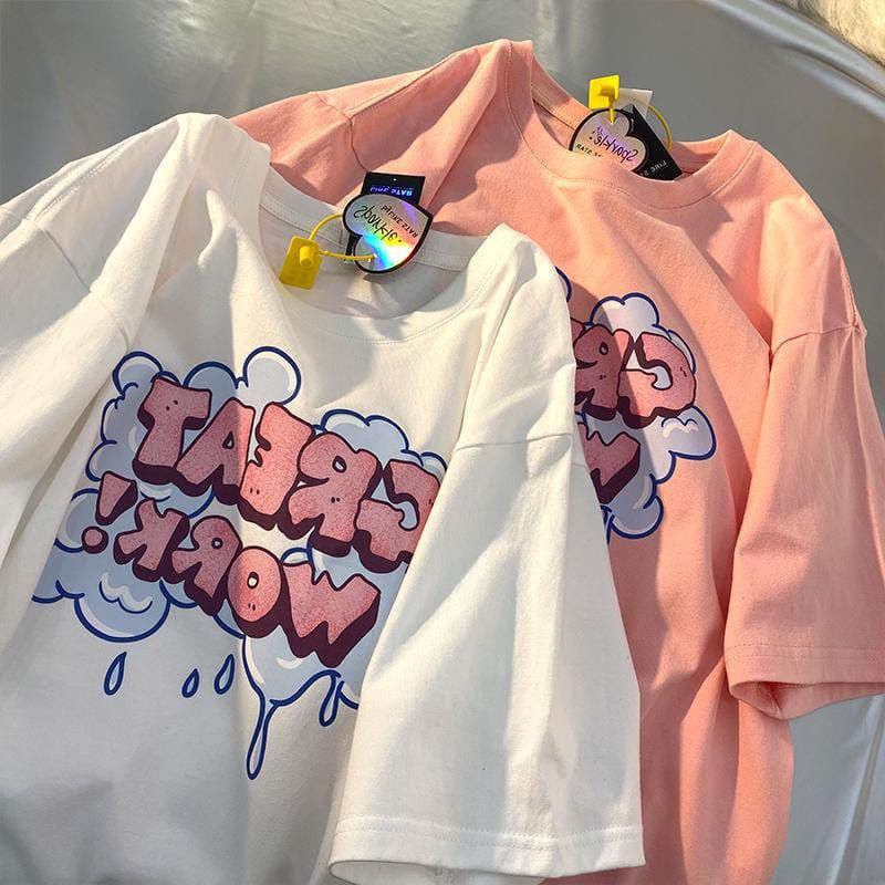 GREAT WORK T - SHIRT COTTON KIYOWO FIT L (V1)