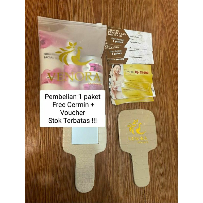 VENORA SKINCARE PAKET BPOM FREE HADIAH