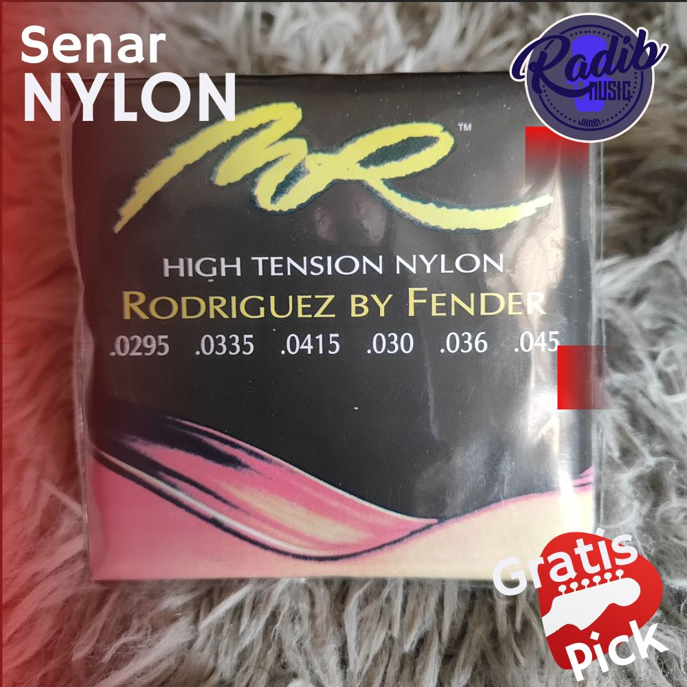 senar gitar nylon klasik mr rodriguez by fender 1 set