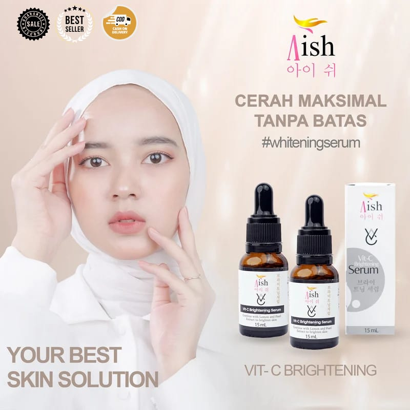Aish Brightening Serum Pencerah Wajah | Original Aish Skincare BPOM