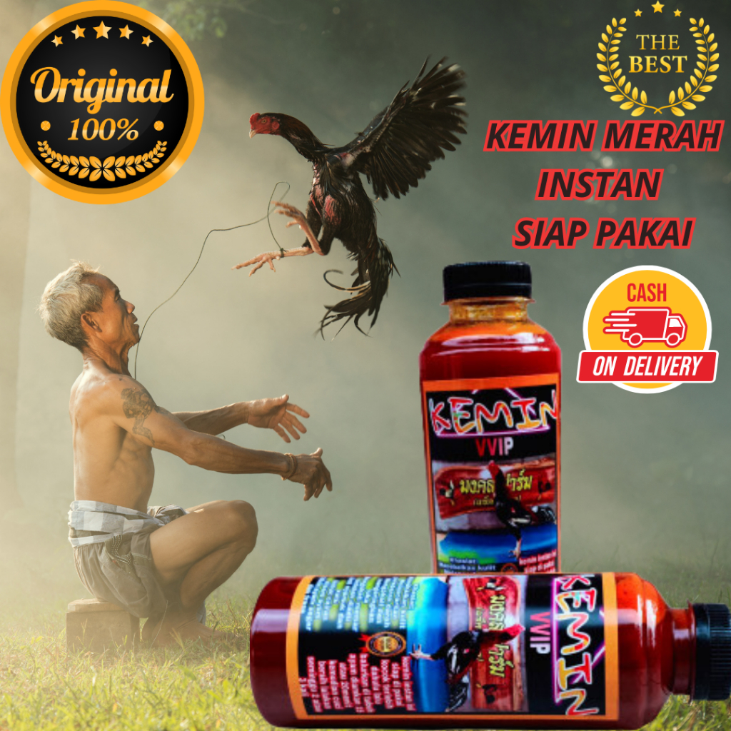 jamu Kemin ayam aduan extra merah kulit ayam bangkok thailand tebal 250ml