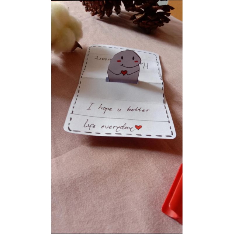 

Pop Up Card | DIY | Kartu Ucapan | Isi Hampers (Amplop dijual terpisah)