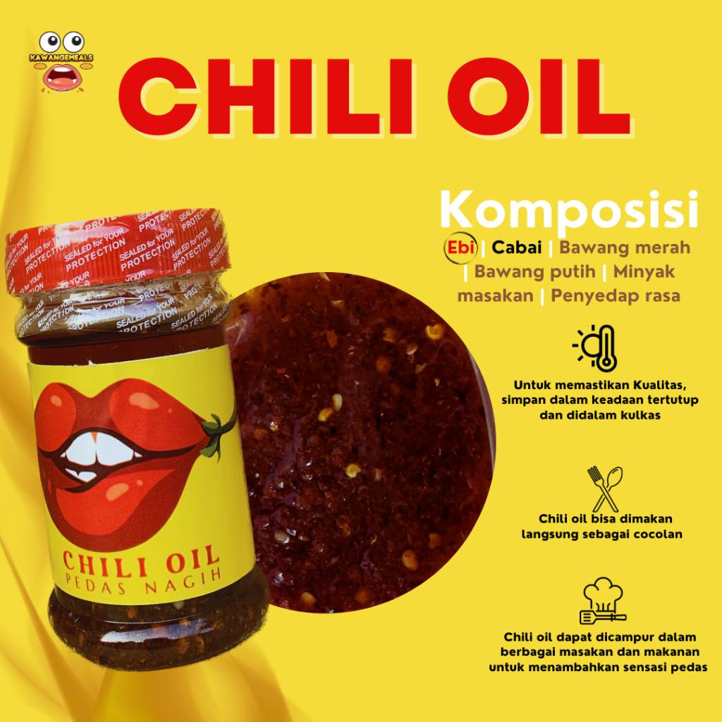 

Chili Oil | Minyak Cabai | Penambah Bumbu | Pelengkap Masakan