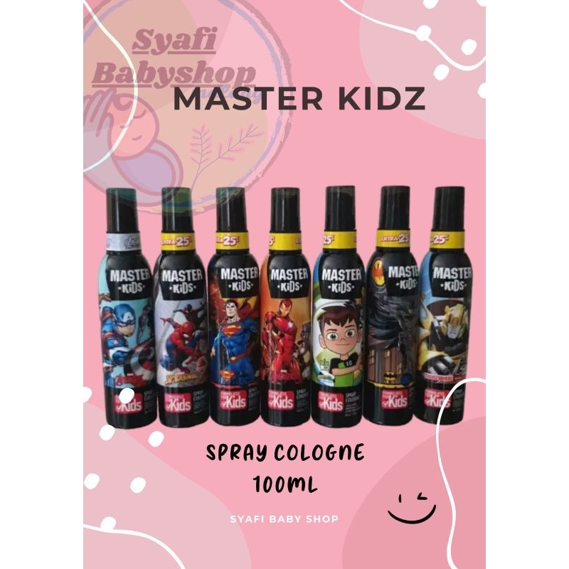 MASTER KIDS SPRAY COLOGNE, PARFUM ANAK MASTER KIDS 100ml
