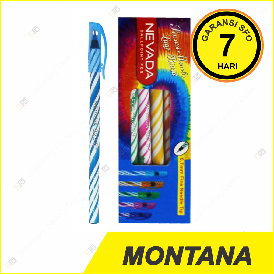 

Pen Spiral Nevada 923 ST - Pulpen Lilin Murah - Montana Group - SFO Semarang Official