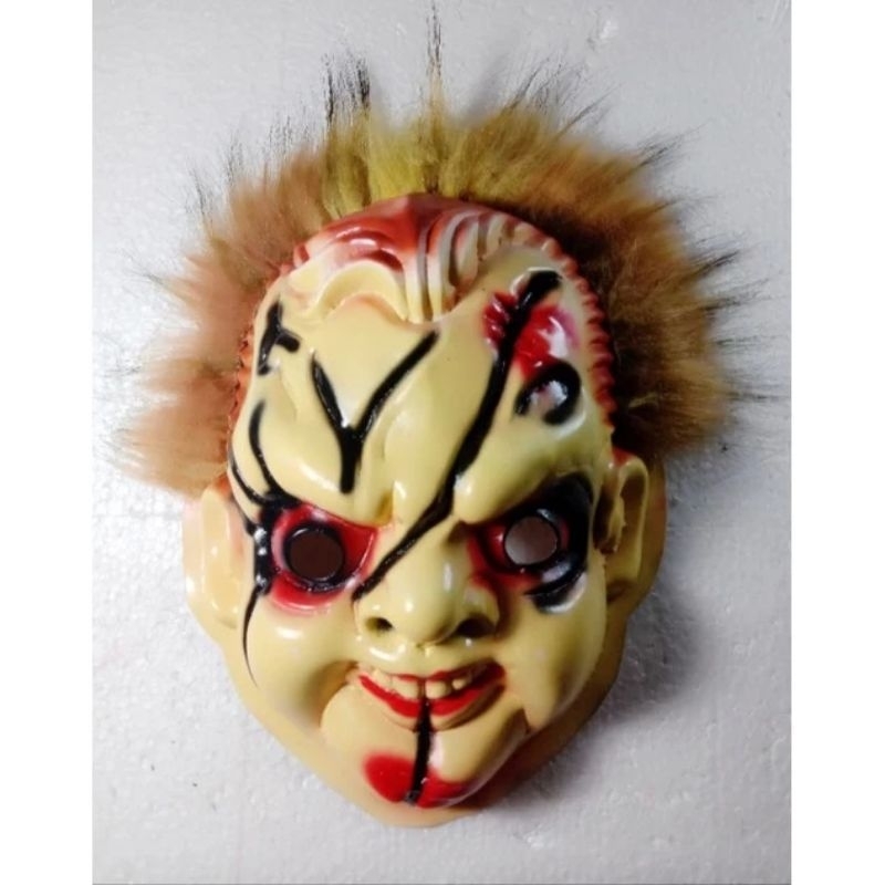 Brownshope / topeng boneka chucky prank