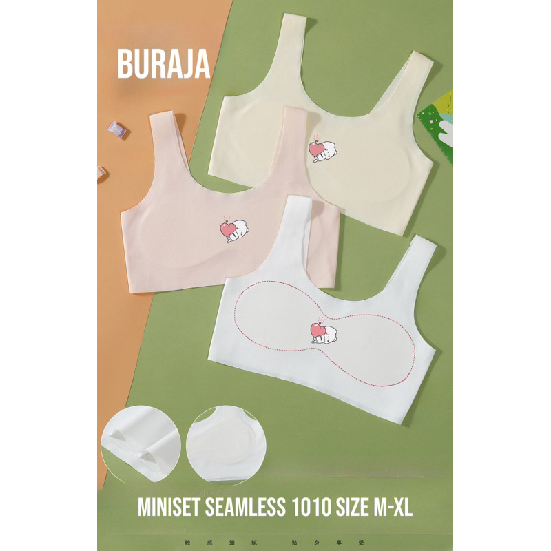 MINISET / BRA ABG REMAJA BURAJA 1010 - Model Seamless