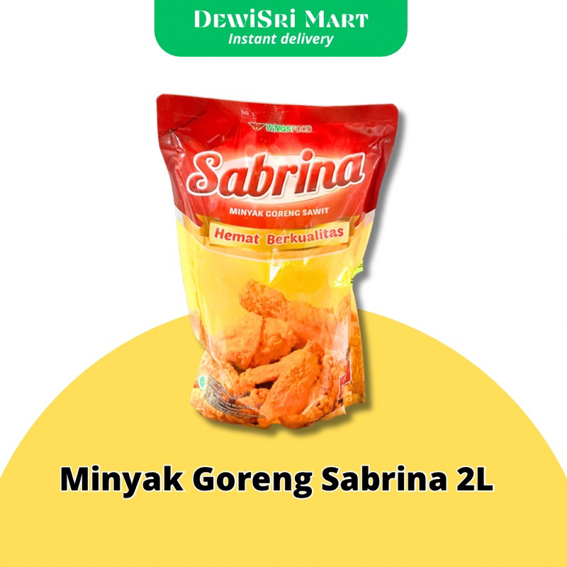 

Minyak Goreng Sabrina 2 Liter