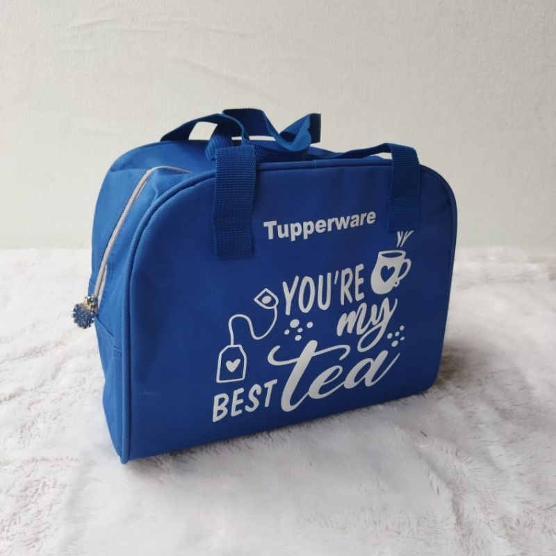 Tas bekal Coolteen Best tea Tupp ( Zipper bunga es)