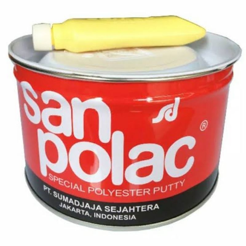 Dempul Sanpolac 1 kg/ Dempul Besi/ Dempul Kayu