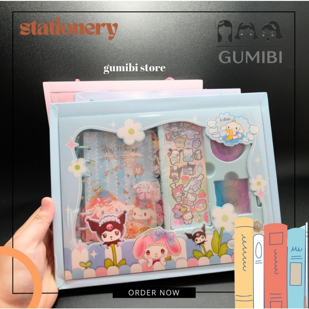 

Jurnal 7 in 1 Mewah Sanrio Paket Alat Tulis Sanrio Premium